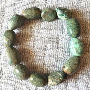 Natural Green Turquoise Stone Bracelet
